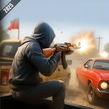 Highway Car Shooting 3D Action Game 2025 Game