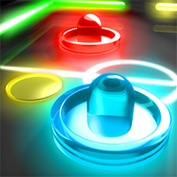 Neon Hockey Game