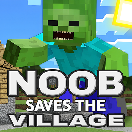 Noob Saves the Village Game
