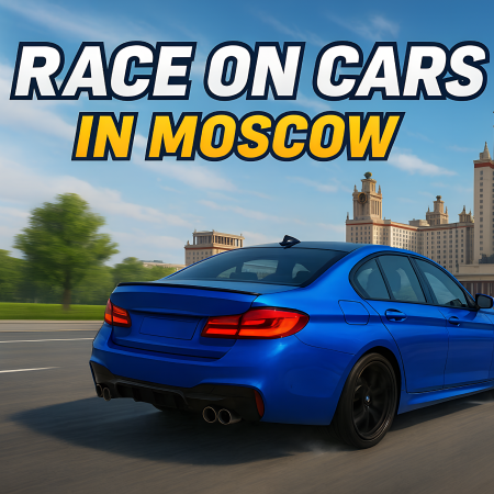 Race On Cars in Moscow Game