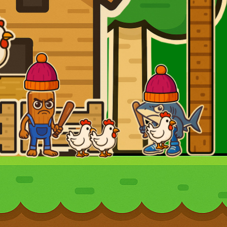 Trallero Tung Tung Chicken Game