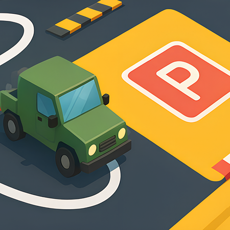 Truck Simulator Parking Rush Game