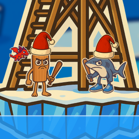 Tung Tung Sahur Snow Arena Game