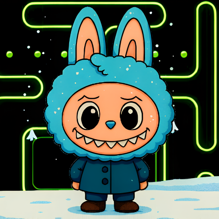 Winter Labubu Pacman Adventure Game
